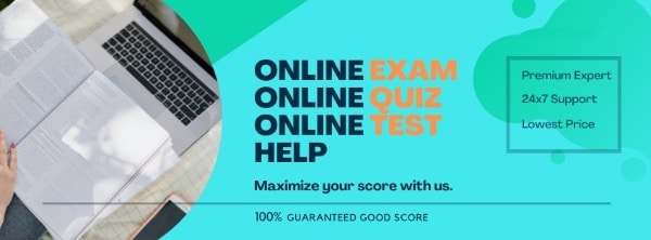 Online Test Help, Exam Help, & Course Help by Ph.D. Experts